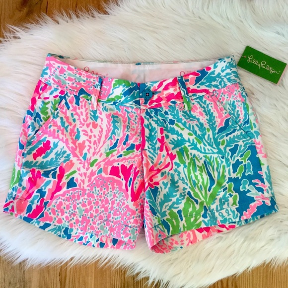 Lilly Pulitzer Pants - NWT, Lilly Pulitzer Beach Print Callahan Shorts, 0